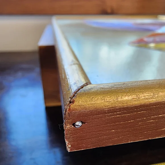 Signed Guatemala Folk Art Noppera-bo-Faceless Style Textured Glossy Colorful - Picture 8 of 12